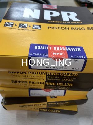 CUMMINS KTA19 PISTON RING JAPAN NPR YDL03260AA  3803472