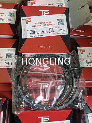 Komatsu 6D105 Piston Ring 6137-31-2202 6137-31-2032 TP 33121